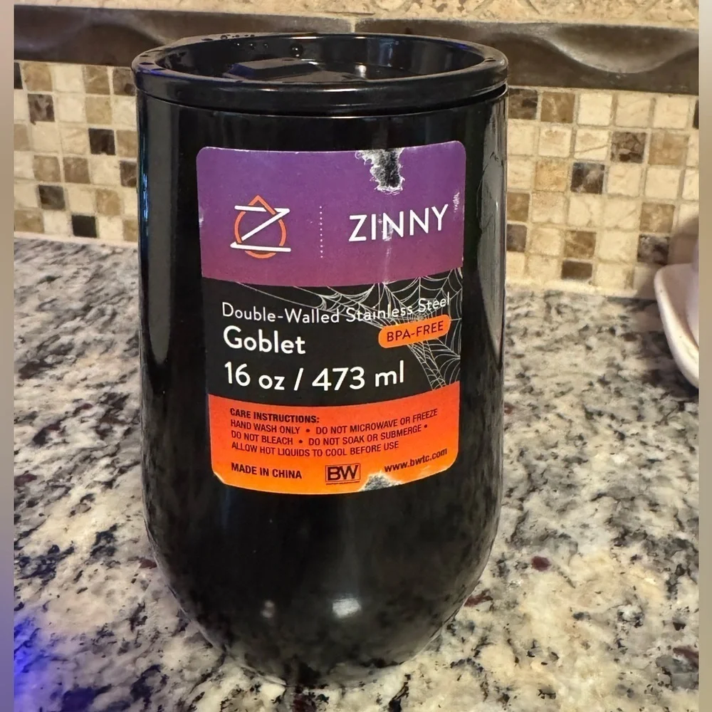 Zinny 16oz Goblet “Let’s get Sheet Faced” 👻